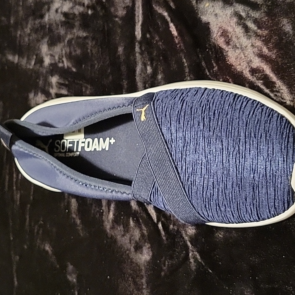 Puma - Navy Blue Slip-On, Size 10M - Picture 6 of 11